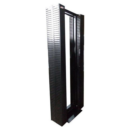 2 Post Open Rack - 45U Dimensions, Electric Power Supply, Cable Management System, 240 Volt Support