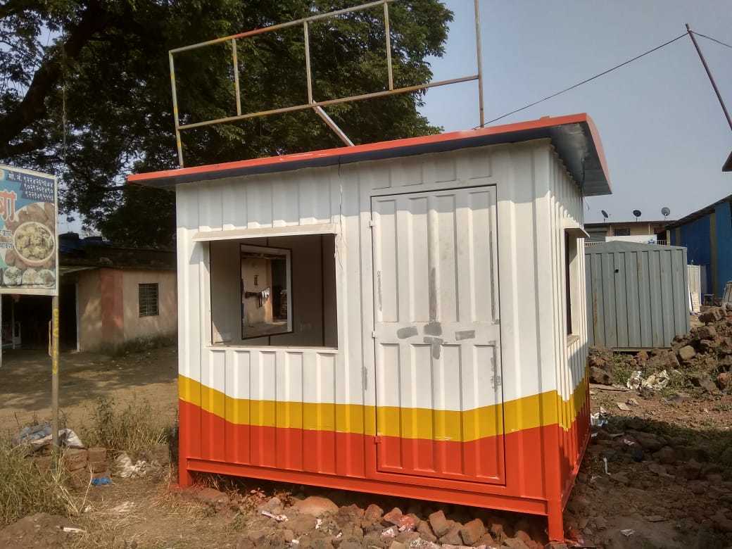 Portable Office Cabins - Fiberglass Reinforced Plastic, Customizable Dimensions, White Color | Insulated, Pre-wired Electrical, Double-glazed Windows