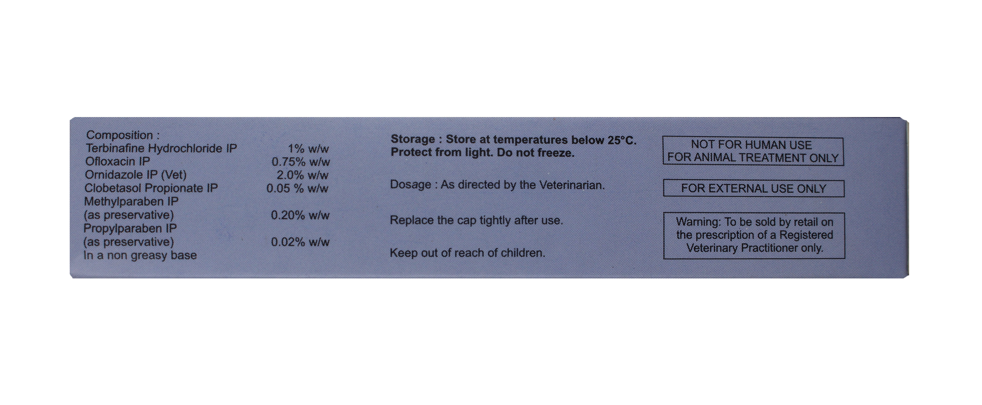 Liquid Curabless Cream-terbinafine Hydrochloride 1%