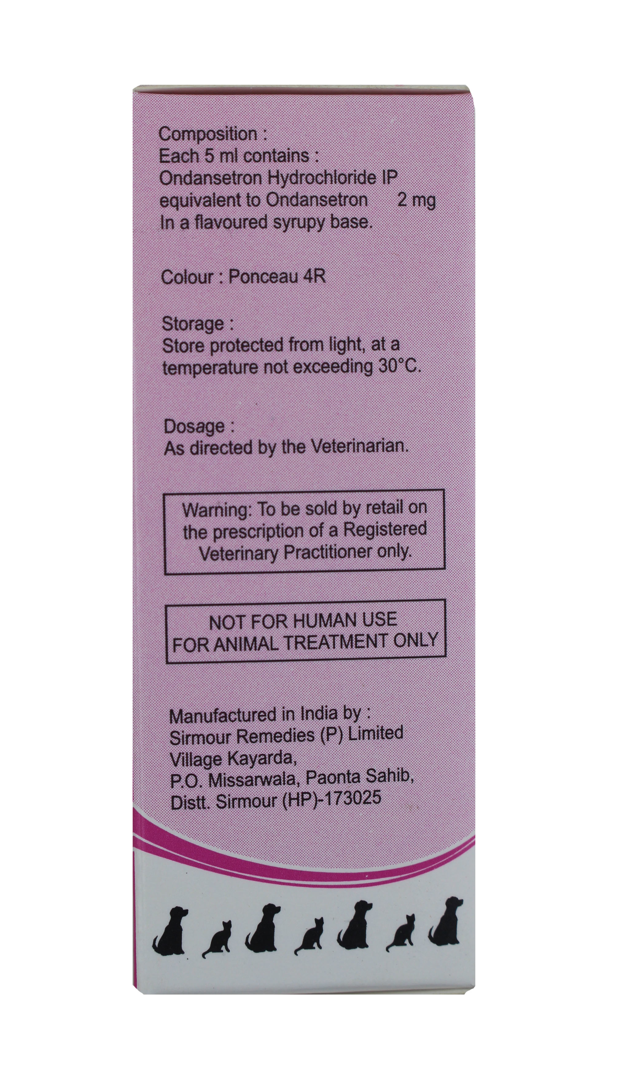 Emikind Syrup 30ml-ondancetron Hydrochloride 2mg Ingredients: Chemicals