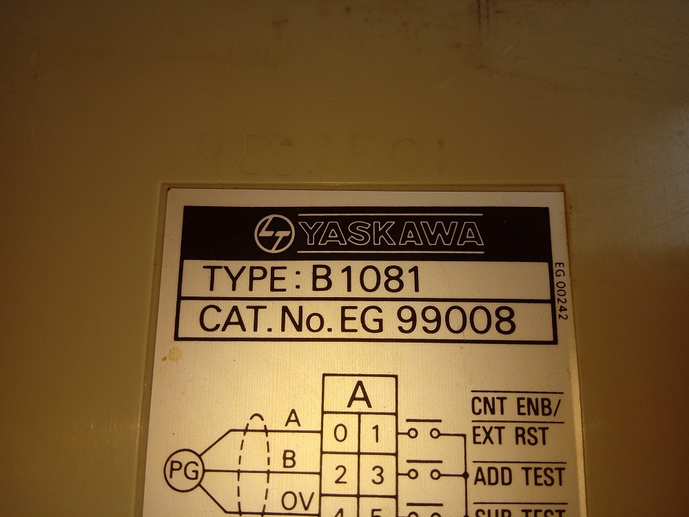 Yaskawa Relay Module B1081 Eg99008