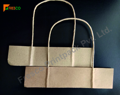 मल्टी कलर्स ट्विस्टेड ब्राउन पेपर हैंडल