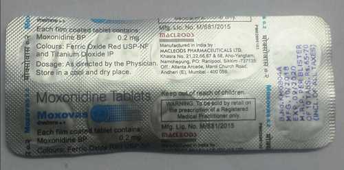 Moxonidine Tab Specific Drug