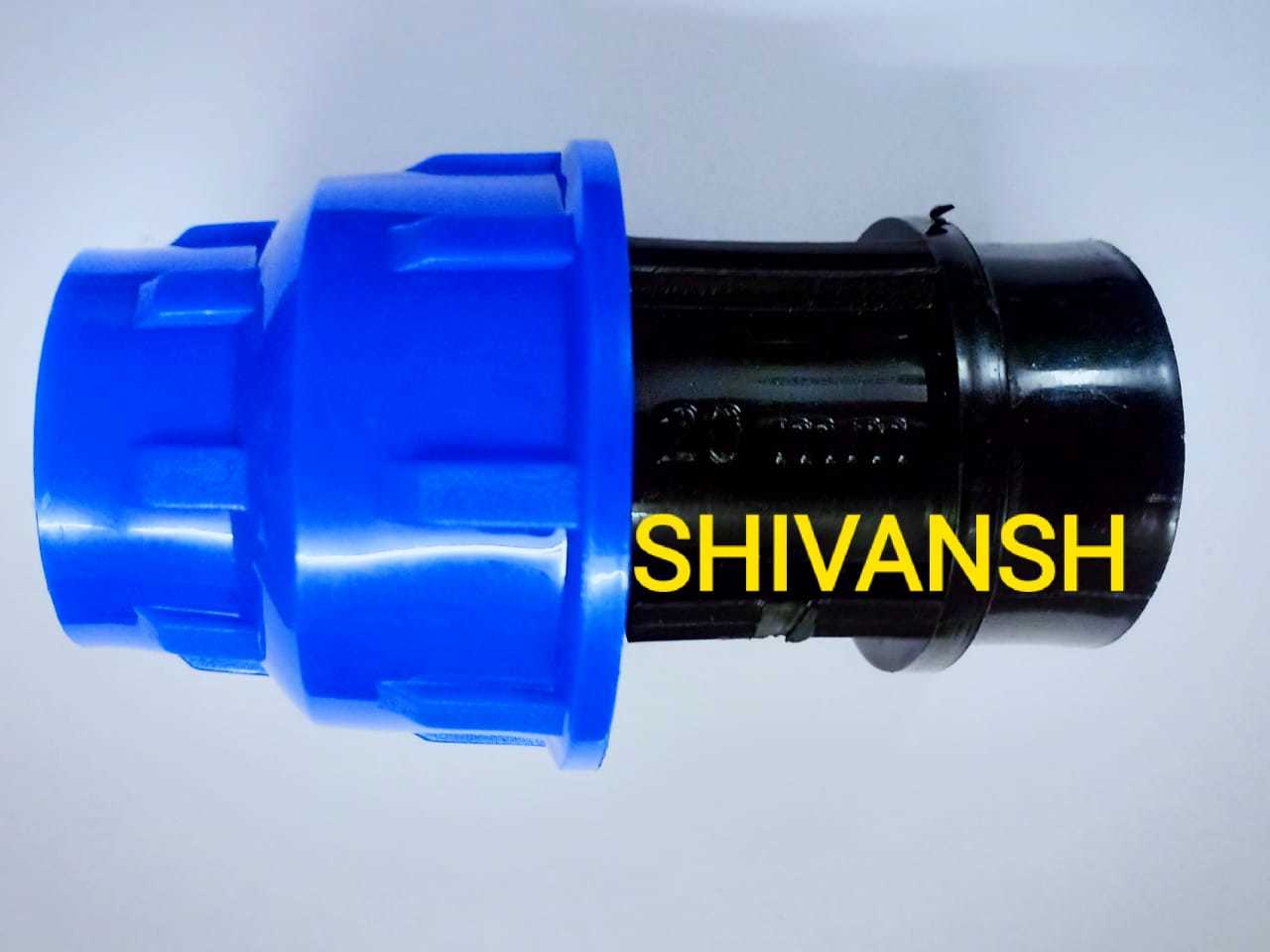 Pp Compression Female Threads Adapter - Polypropylene, Round Shape, Black/green/blue Colors | Tough Performance, Strong Structure, Highly Reliable