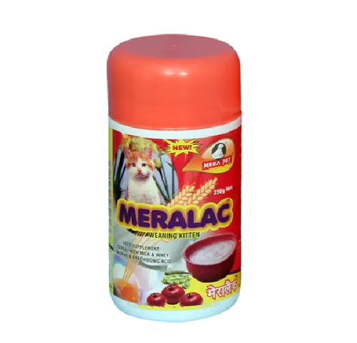Meralac Kitten 250Gm-Feed Supliment Ingredients: Chemicals