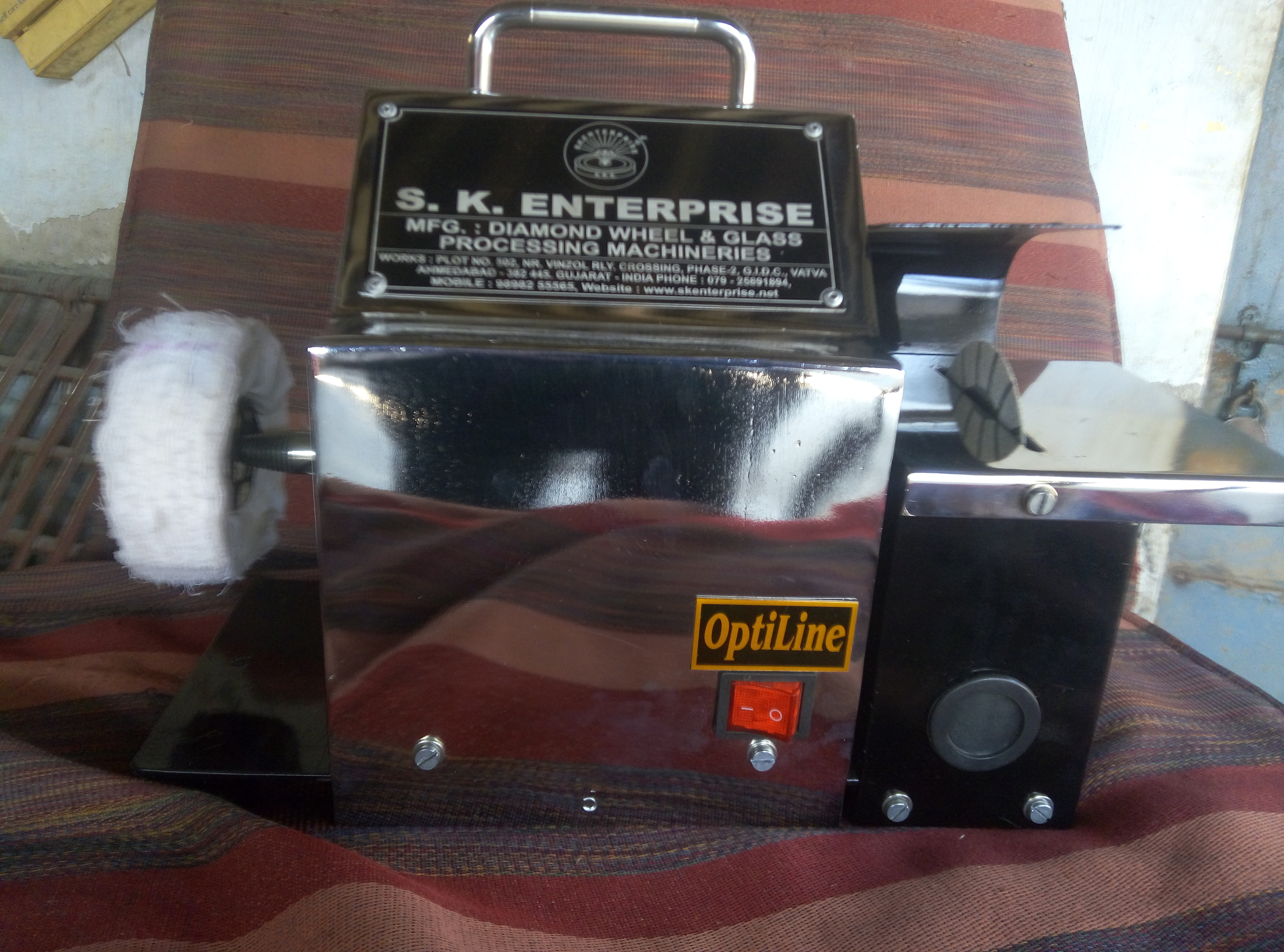 Optical Lens Edge Cutting,grinding And Polishing Machine