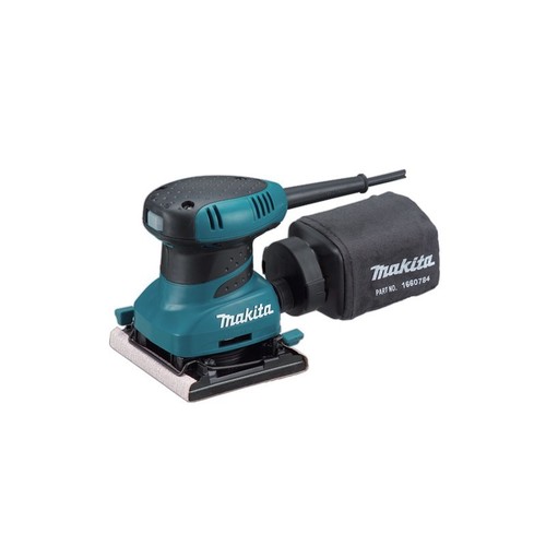 Finishing Sander - 1.1kg Weight, 200W Input Power | 131x112x141mm Dimensions, 6 Months Warranty, 1/4 Sheet Pad Size