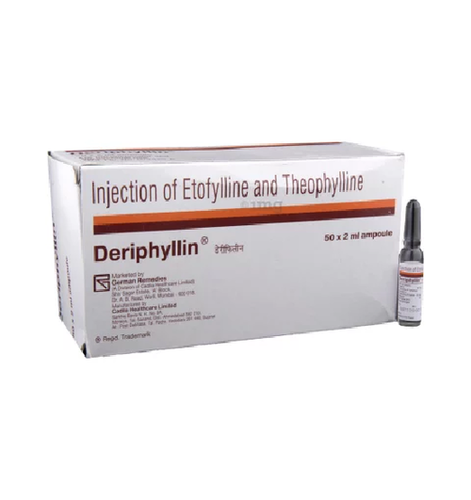 Deriphyllin Injection 2ml-theophyllin Ingredients: Chemicals