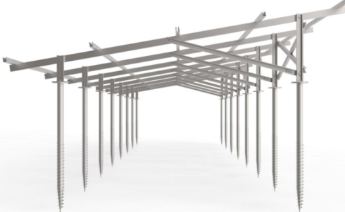 OFF GRID SOLAR PANEL STRUCTURE