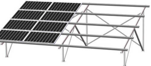 Solar Structure - Aluminum, Customizable Dimensions, 10 kN/m2 Load Capacity, 150 km/h Wind Resistance, Grade 5 Corrosion Resistance, 10-Year Warranty