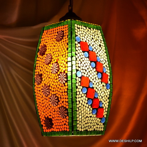 Yellow Dholak Shape Wall Hanging
