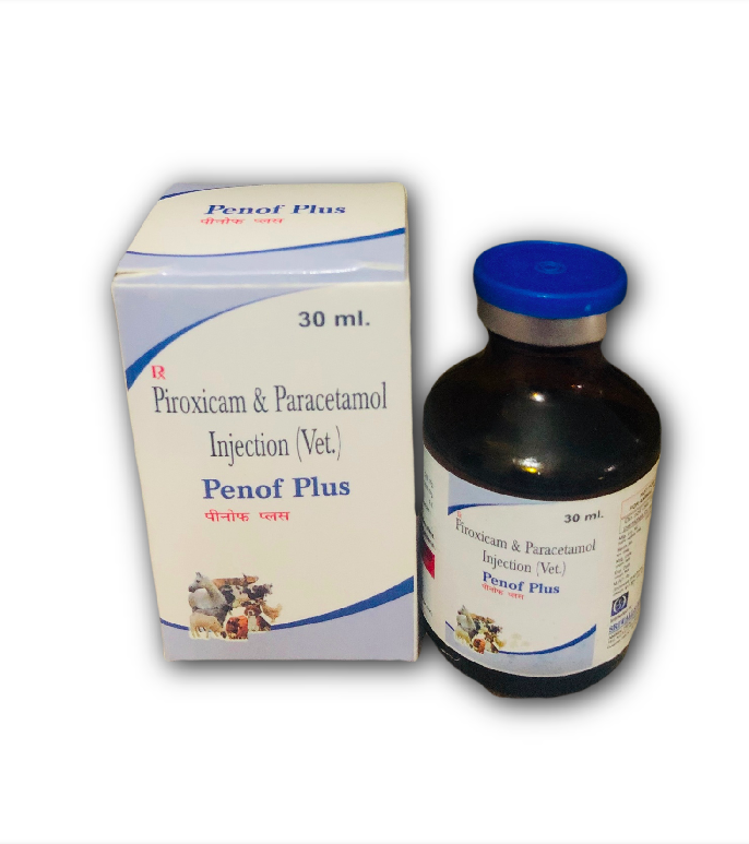 Piroxicam And Paracetamol Injection - 99 Ml Box Packaging | Liquid Formulation For Veterinary Use