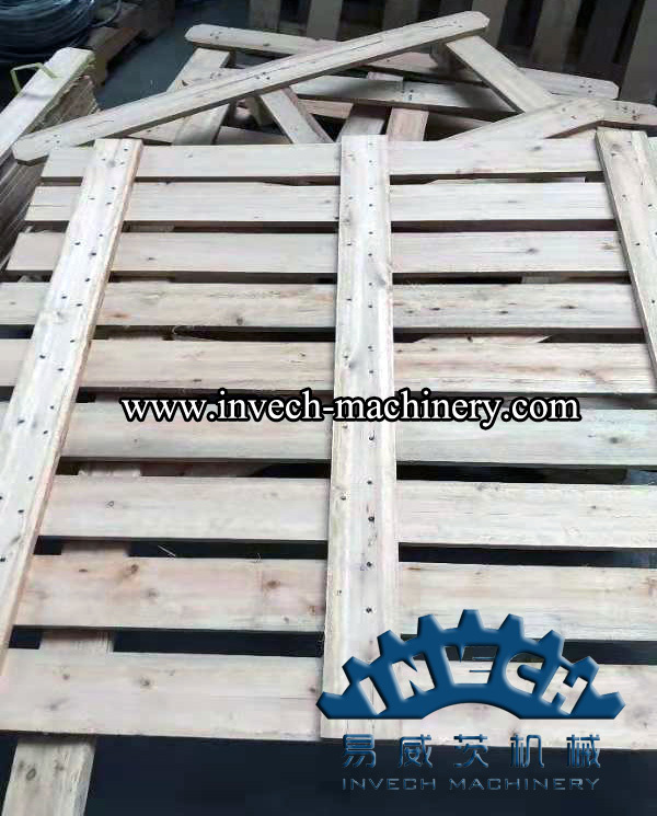 Semi-auto Wooden Pallet Nailing And Stacking Line