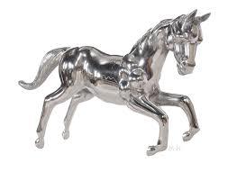 Sculpture Aluminium Lion - 16 Inch, Silver Nickel Finish | Chemical Resistant, Eco-friendly, Rust Proof, Scratch Resistant