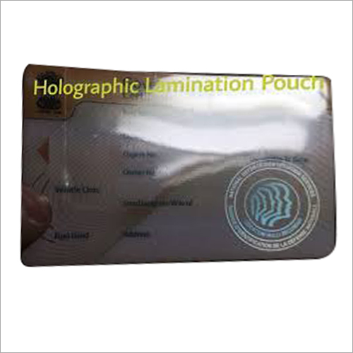 Transparent Holographic Lamination Thermal Pouches