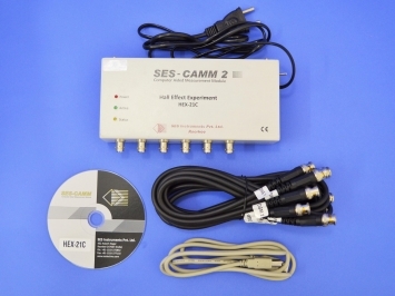 Hall Effect Experiment Device - Ge Crystal Hall Probes, Digital Display, Grey Color, 60 Kg Weight | Complete Laboratory Set-up With Electromagnet, Constant Current Power Supply, Digital Gaussmeter, And Software