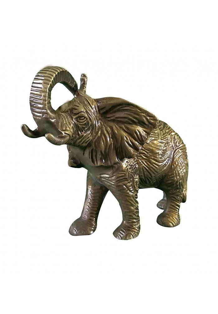 Bronze Aluminum Elephant Sculpture