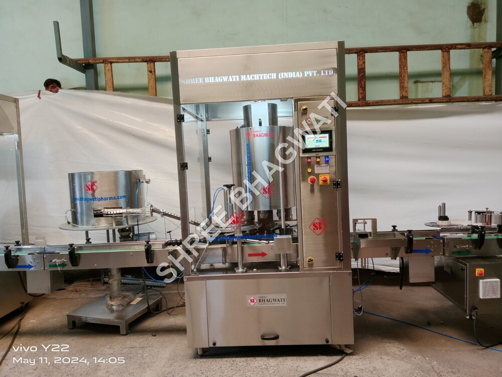 स्वचालित कैपिंग मशीन क्षमता: ग्राहक के अनुसार आवश्यक किलोग्राम/घंटा