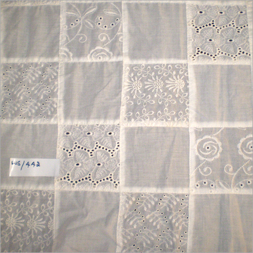 शिफली एम्ब्रायडरी पैचवर्क फैब्रिक