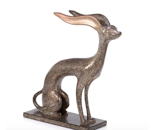 Aluminium Animal Statues - Custom Size, Modern Green Enamel Finish | Eco-friendly, Durable, Chemical Resistant, Scratch Resistant, Moisture Proof, Easy To Clean