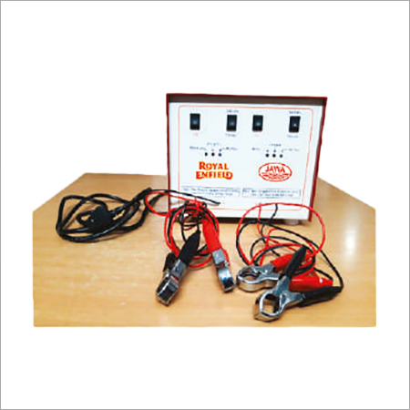 Two Wheeler Battery Charger - ABS Plastic, 200mm x 150mm x 100mm , 220V Input, 12V Output, 10A Current, 4-6 Hours Charging Time