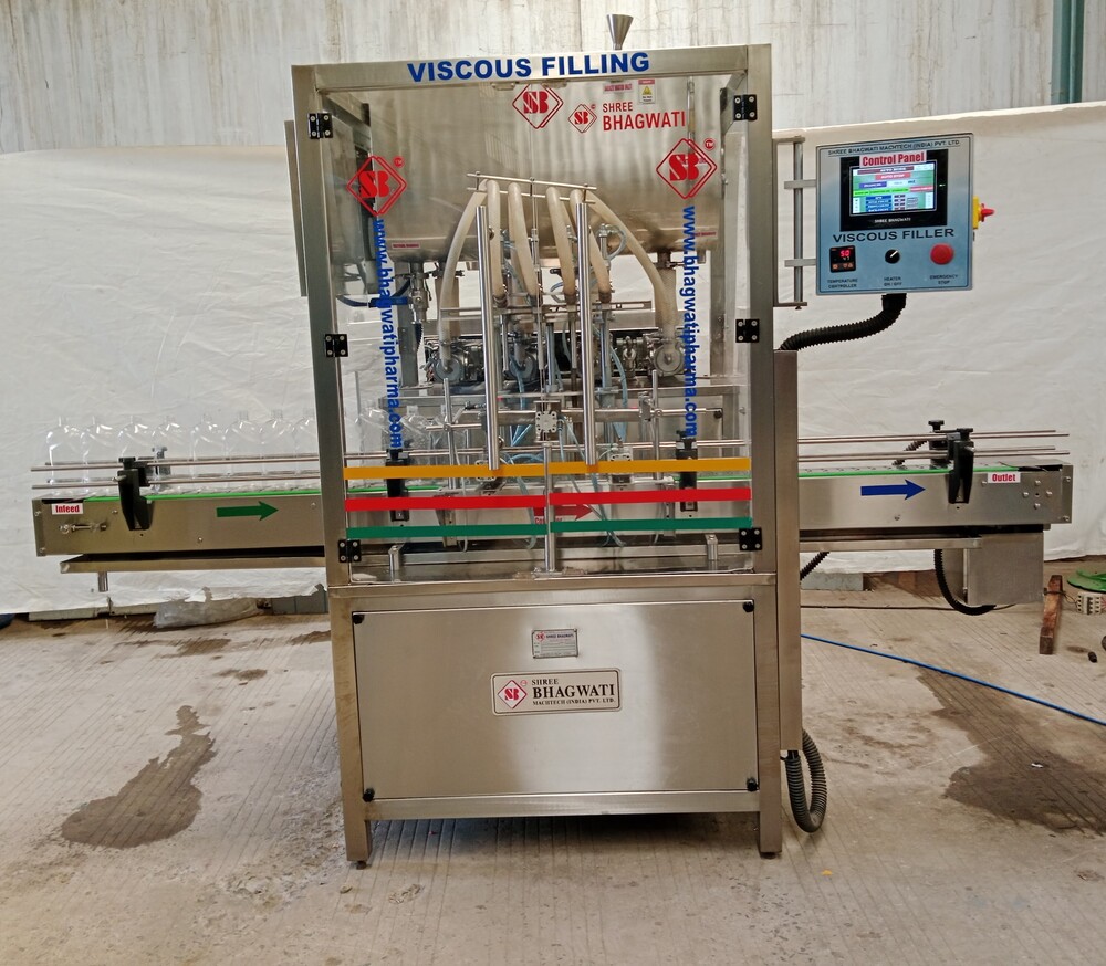 स्वचालित पिस्टन पंप भरने की मशीन की क्षमता: 1000-6