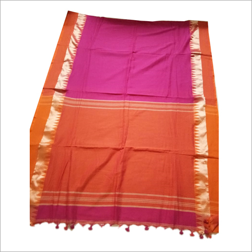 लिनेन बाटिक साड़ी