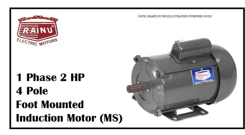 ग्रे 1 फेज 2 एचपी मेटल शीट मोटर