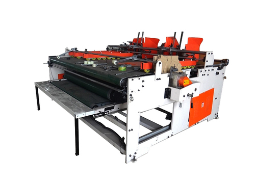 Customed Semi Automatic Pressure Folder Gluer Machine Electric Driven Type Ce Approval