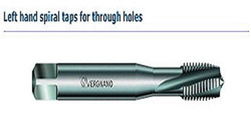 स्ट्रेट फ्लूट लेफ्ट हैंड स्पाइरल टैप्स थ्रू होल्स के लिए