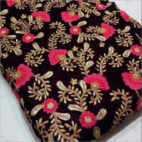 Quick Dry 9100 Velvet Embroidery Fabric