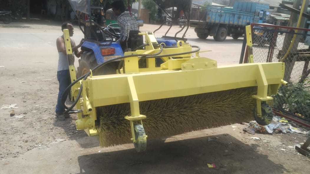Manual Road Broomer Machine
