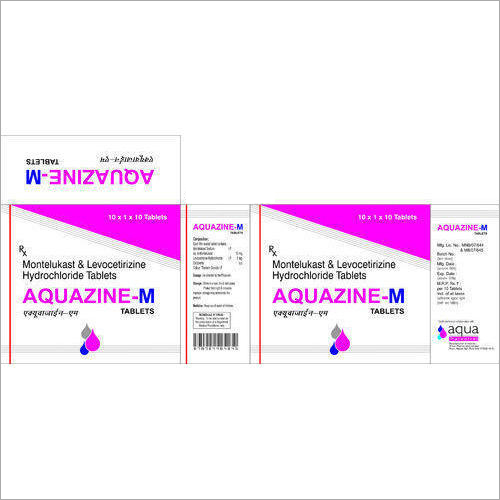 मोंटेलुकास्ट और लेवोसेटिरिज़िन हाइड्रोक्लोराइड टैबलेट