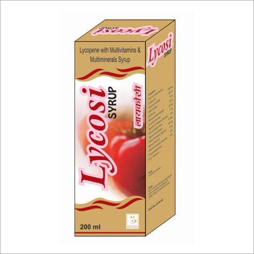 मल्टीविटामिन और मल्टीमिनरल सिरप के साथ लाइकोपीन
