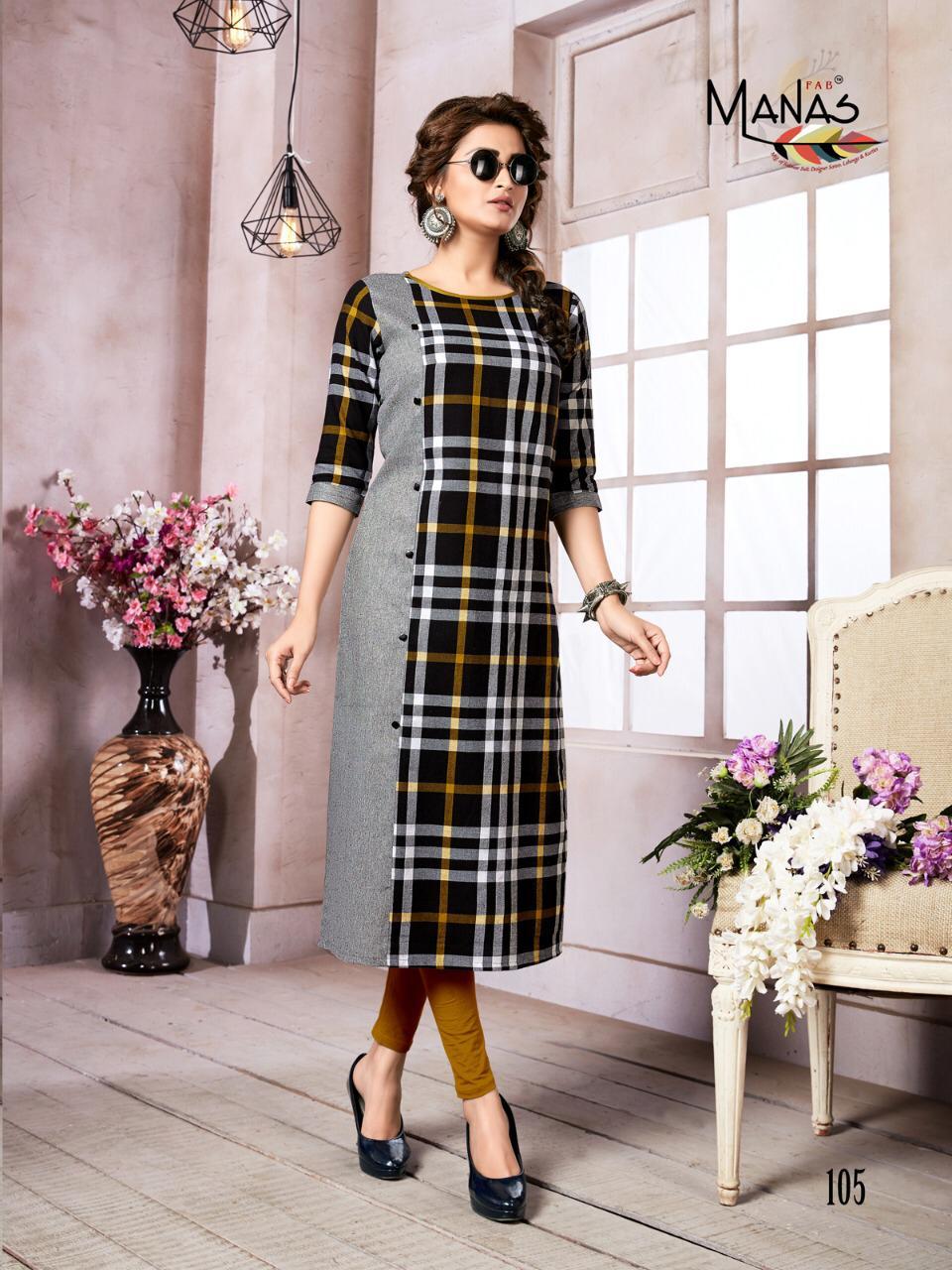 Ladies Kurti - Primmum Handloom Cotton, Size M(38)-xxl(44), Mix Color, 3-4th Sleeve Style, Modern Design, Ideal For Summer Wear