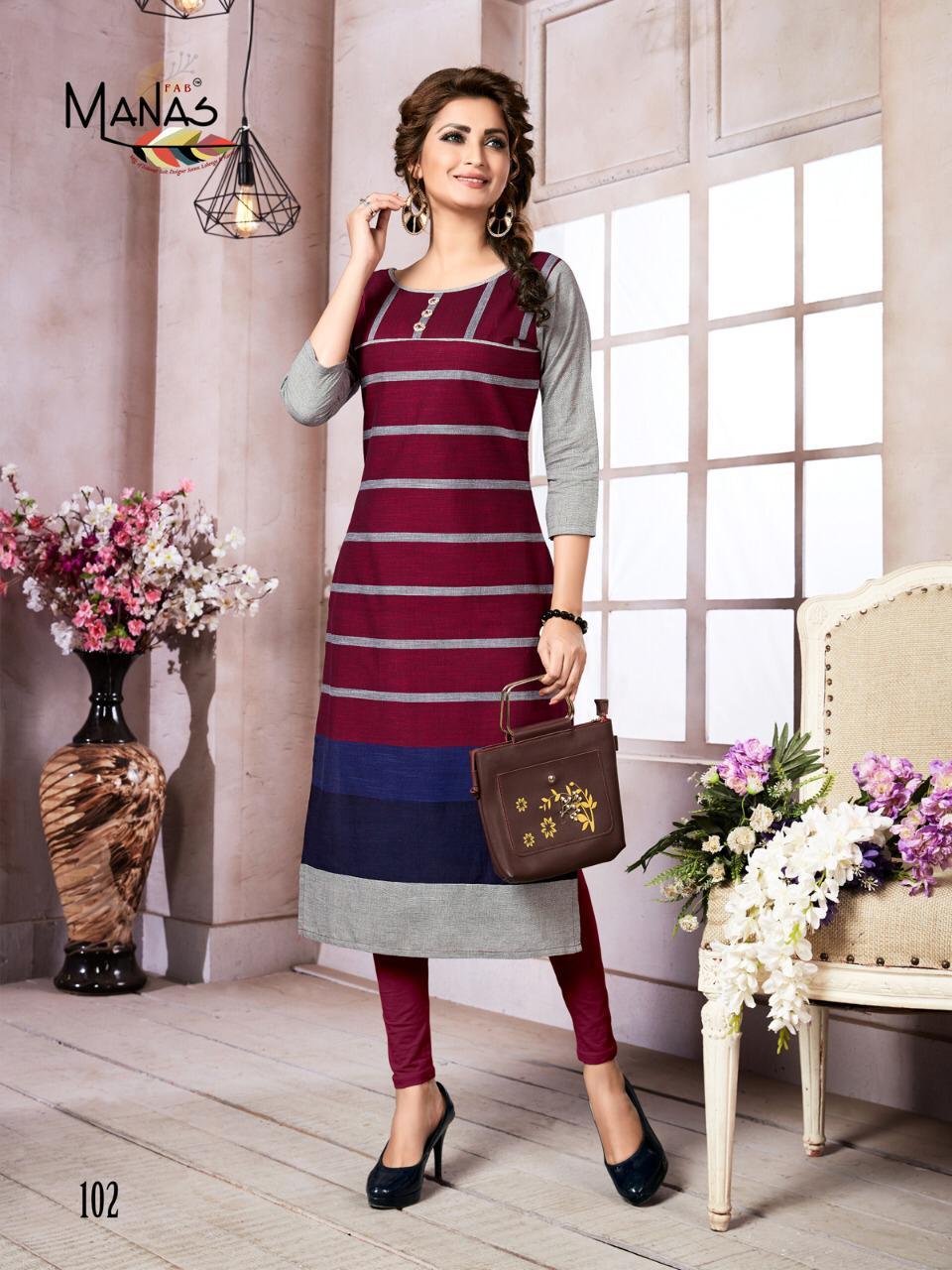 Ladies Kurti - Primmum Handloom Cotton, Size M(38)-xxl(44), Mix Color, 3-4th Sleeve Style, Modern Design, Ideal For Summer Wear