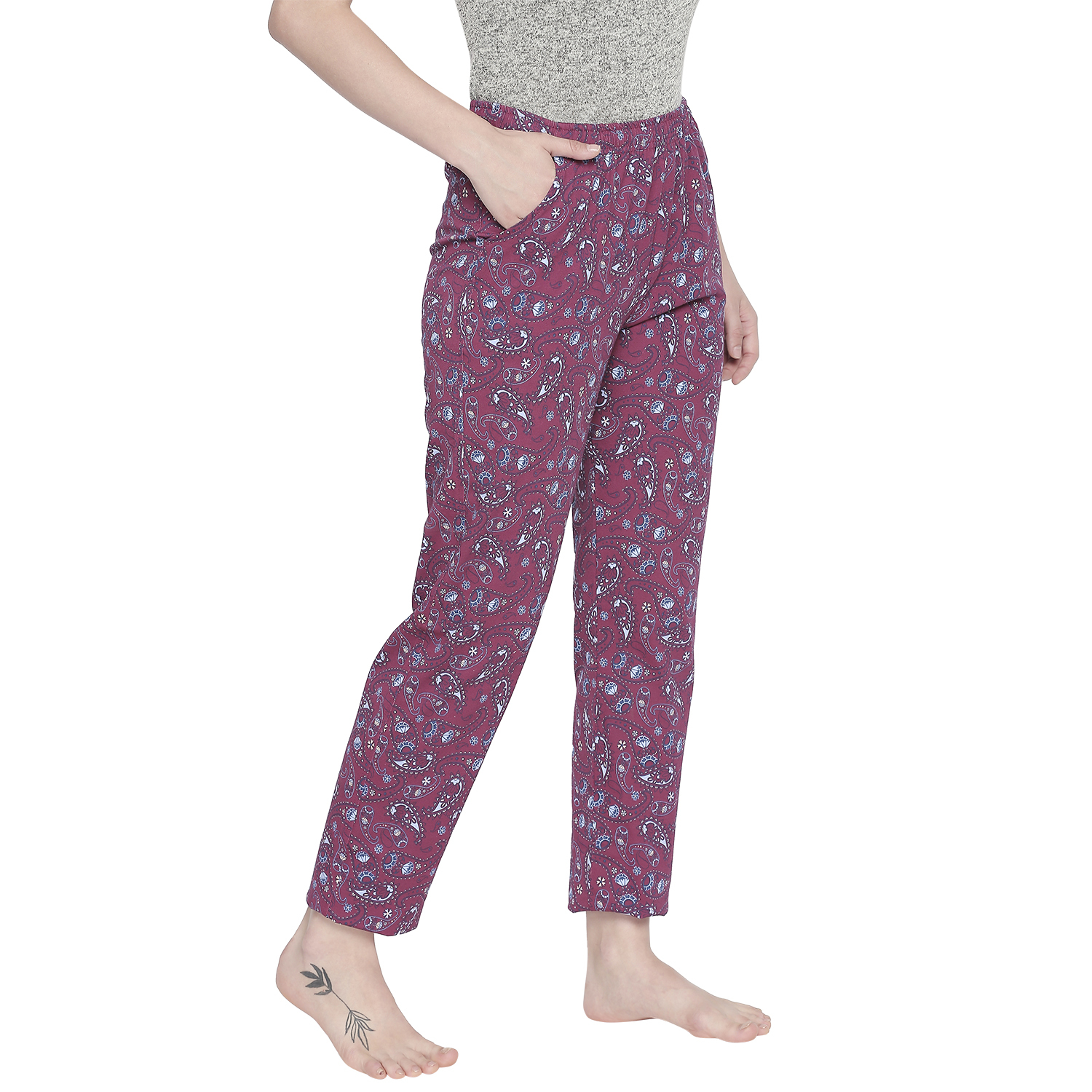 Maroon Ladies Pyjama