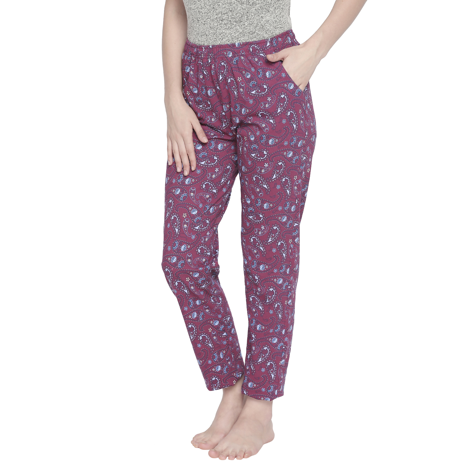 Maroon Ladies Pyjama