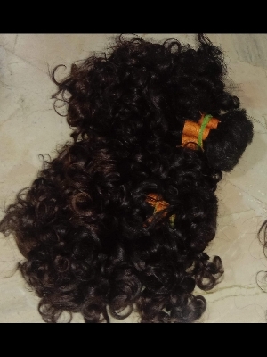 Baby Curly Bulk Hair - Application: Profesional
