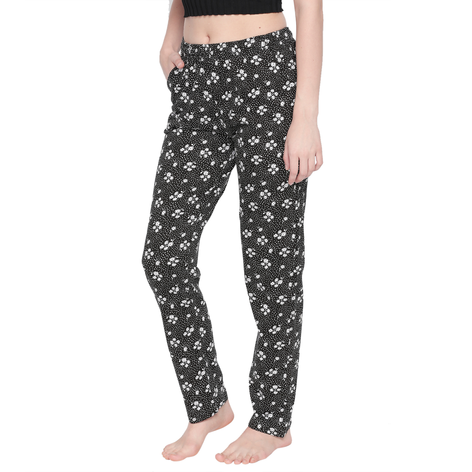 100% Pure Cotton Pyjama - Printed Trendy Design | Available In Black, Sizes S-xxl, All-season Comfort