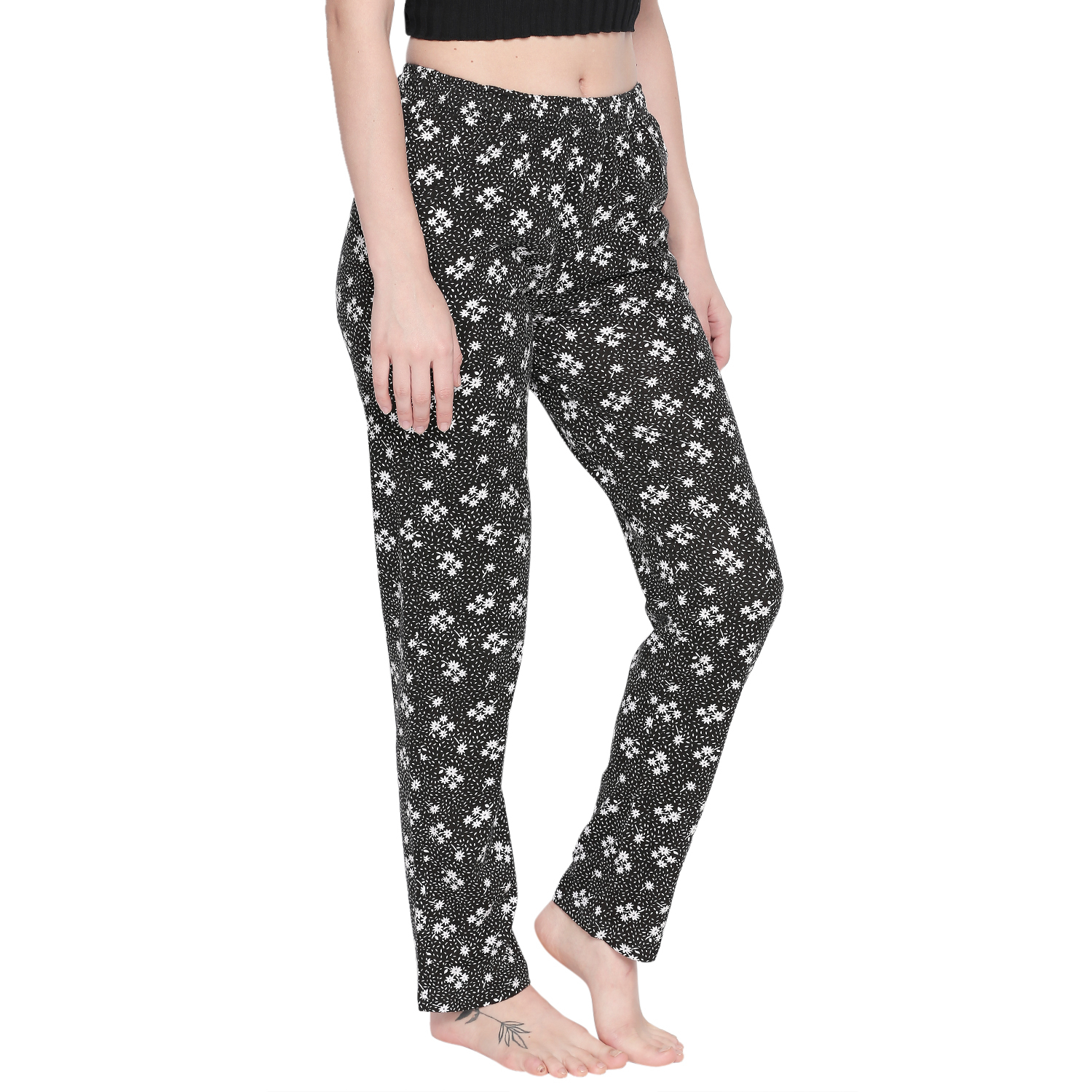 100% Pure Cotton Pyjama - Printed Trendy Design | Available In Black, Sizes S-xxl, All-season Comfort