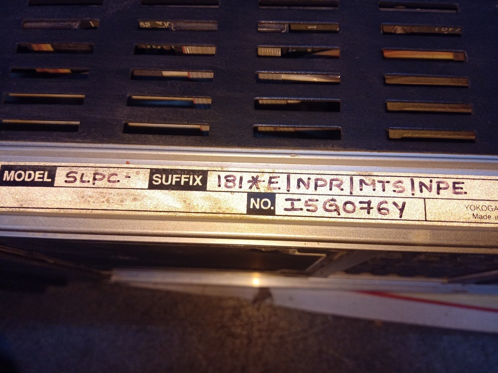 Yokogawa Materials Slpc-181*e/npr/mts/npe