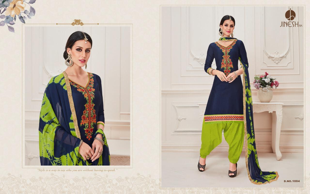 Mix Designer Heavy Embroidered Patiyala Suit