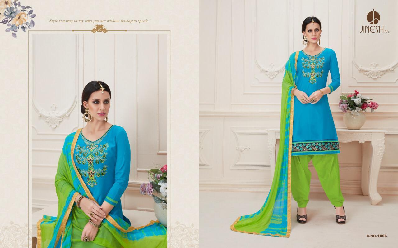 Mix Designer Heavy Embroidered Patiyala Suit