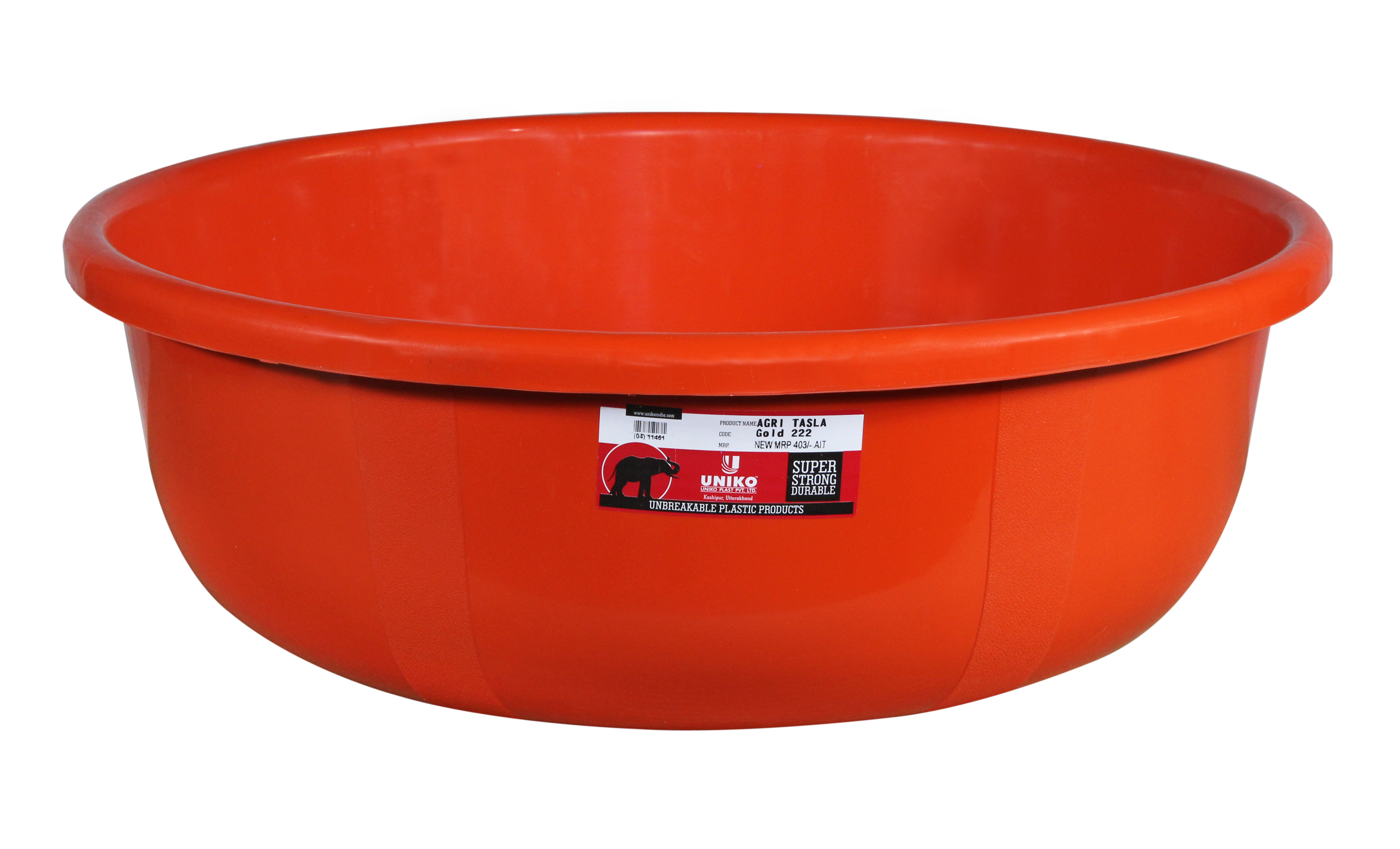 Unbreakable Plastic Tasla