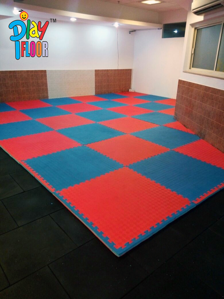 Red And Blue Eva Judo Flooring