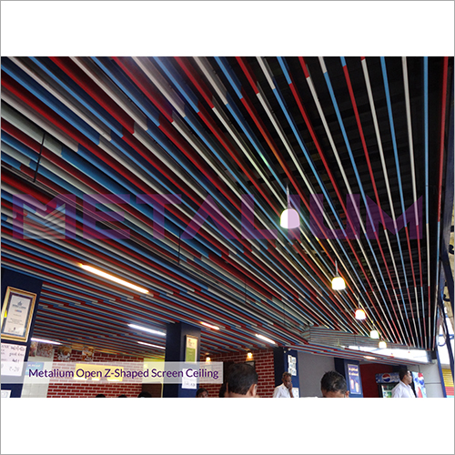 Z Shaped Screen Ceiling System