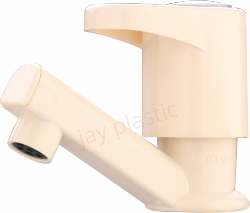 Pillar Cock Taps - PVC Material, 1.2 x 5.3 Inches , 450 mm Connection Length, Round Shape