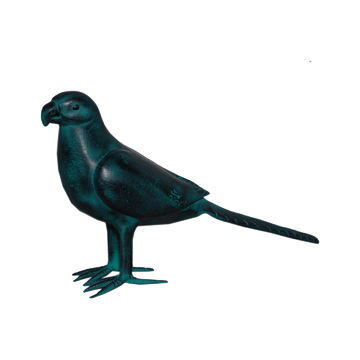 Green Garden Duck Statue