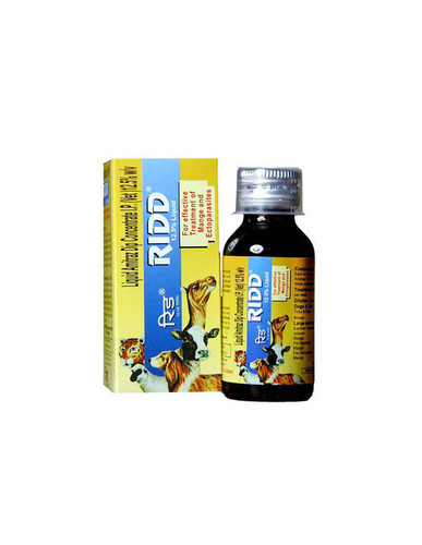 Ridd 60Ml-Amitraz 12.5% Ingredients: Solution Compound